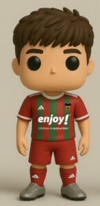 figura kickoff series #001 — vinilo premium 12 cm