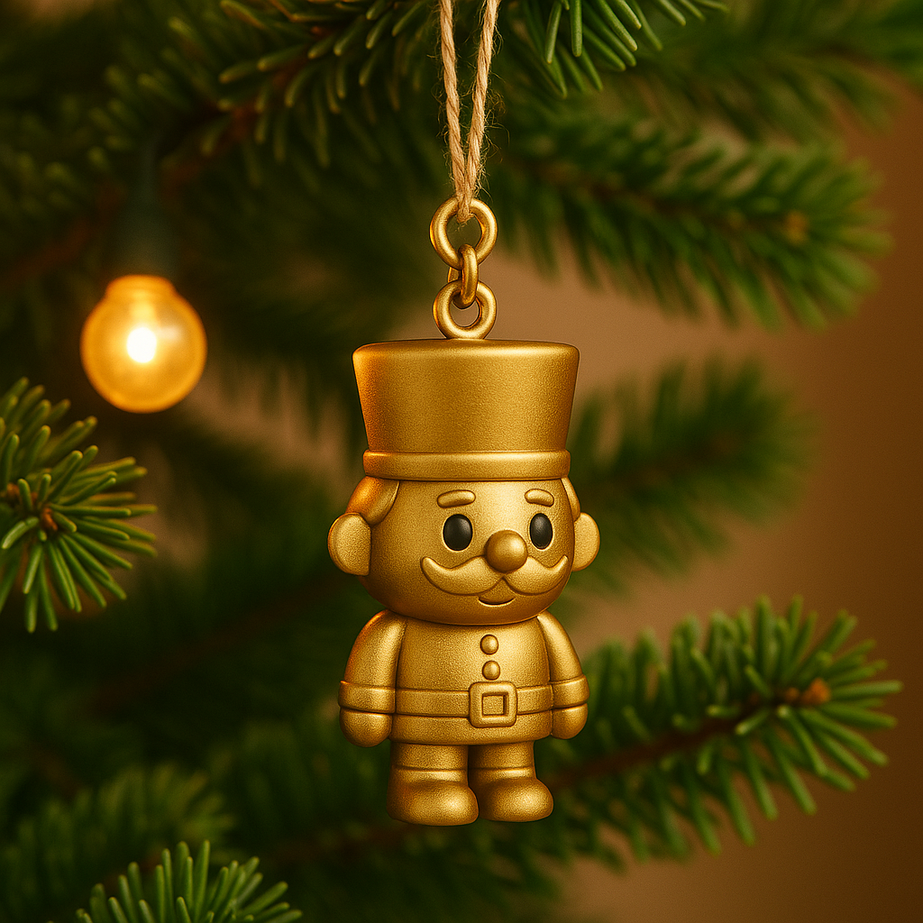 Mini Papá Noel con peana Kick Off